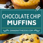 Chocolate Chip Muffins | Easy Muffin Recipe #chocolate #muffins #baking #breakfast #snack #ezlod