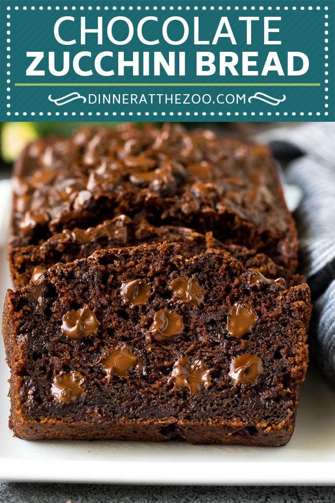 Chocolate Zucchini Bread Recipe | Zucchini Bread #bread #zucchini #chocolate #baking #dessert #ezlod