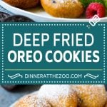 Fried Oreos Recipe #oreos #cookies #dessert #chocolate #ezlod