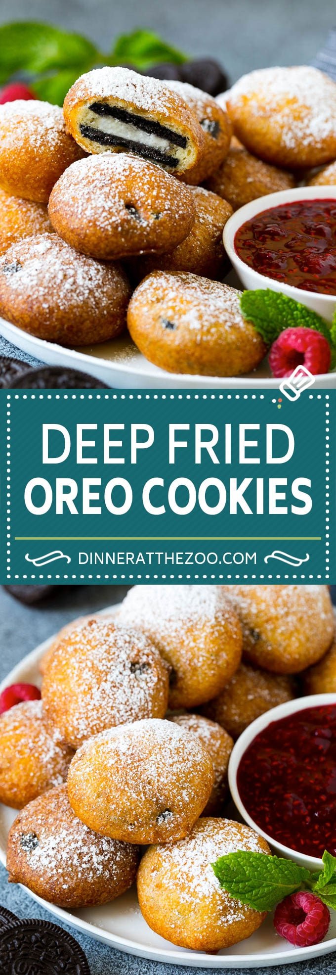 Fried Oreos Recipe #oreos #cookies #dessert #chocolate #ezlod