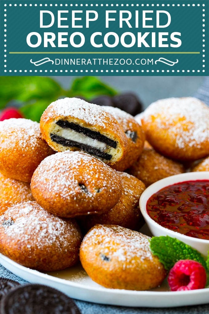 Fried Oreos Recipe #oreos #cookies #dessert #chocolate #ezlod