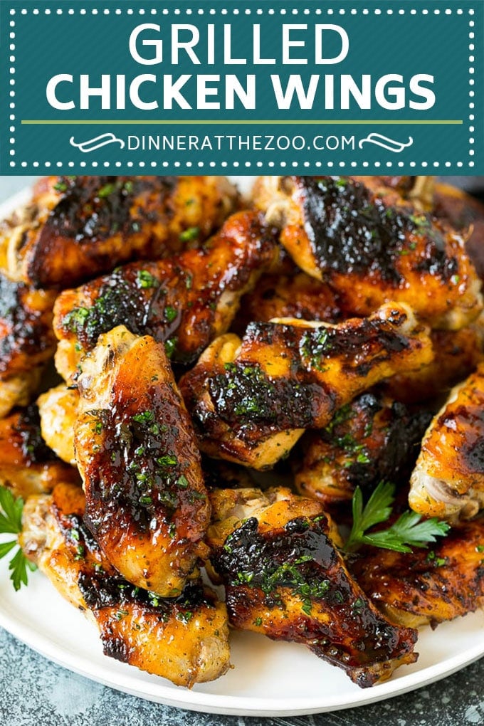 Grilled Chicken Wings | Marinated Chicken Wings | Grilled Chicken #chicken #chickenwings #grilling #marinade #dinner #appetizer #ezlod