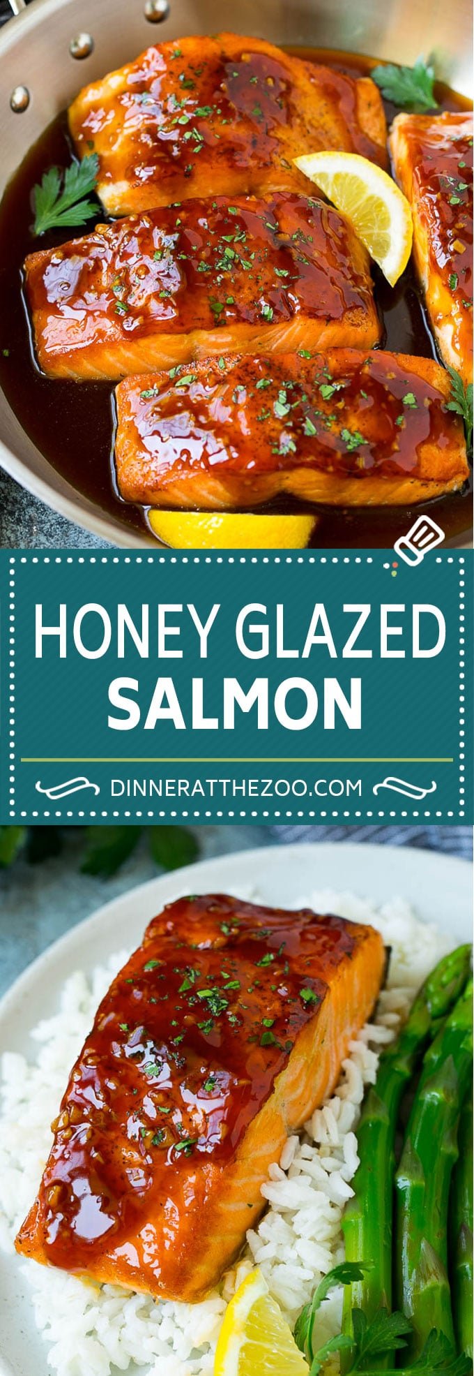 Honey Glazed Salmon Recipe | Seared Salmon #salmon #honey #dinner #fish #garlic #ezlod