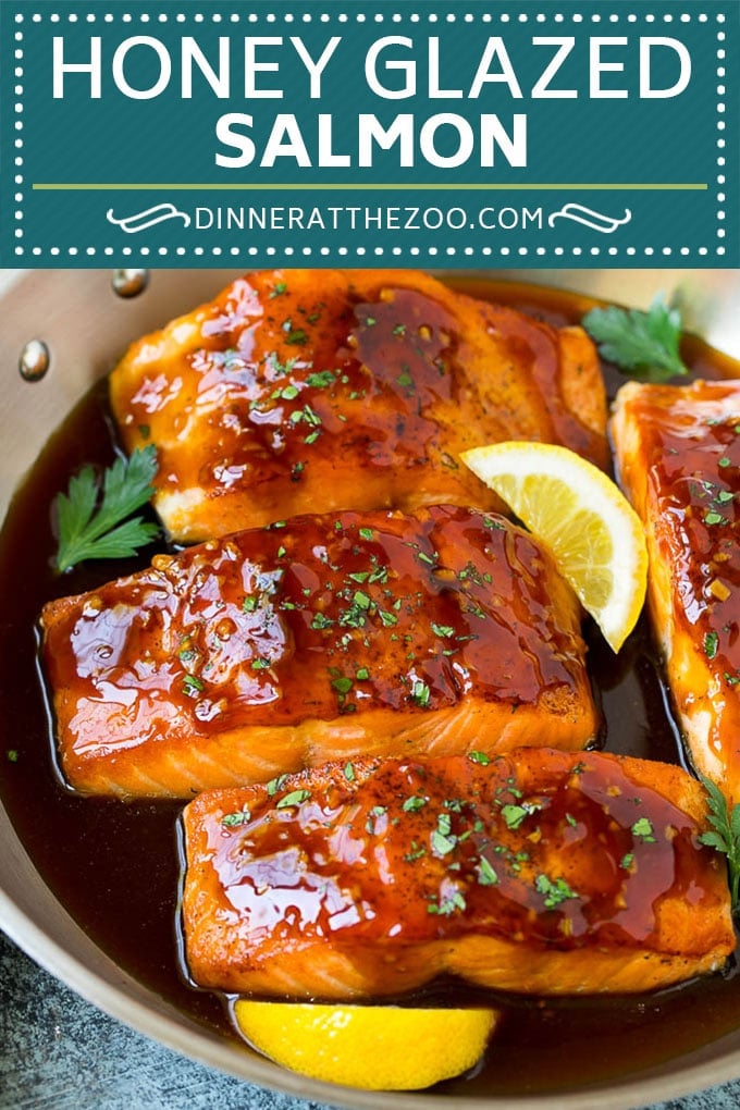 Honey Glazed Salmon Recipe | Seared Salmon #salmon #honey #dinner #fish #garlic #ezlod