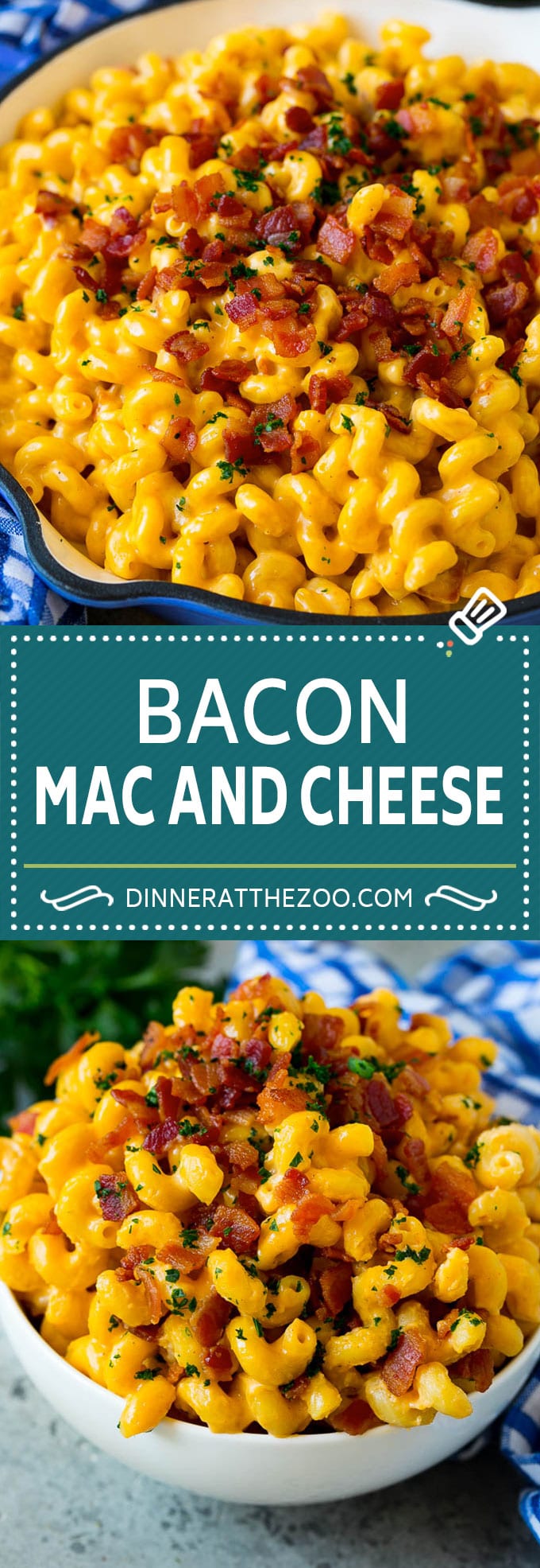 Bacon Mac and Cheese Recipe | One Pot Macaroni and Cheese #macandcheese #cheese #bacon #onepot #dinner #ezlod