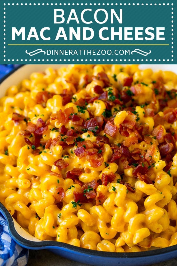 Bacon Mac and Cheese Recipe | One Pot Macaroni and Cheese #macandcheese #cheese #bacon #onepot #dinner #ezlod
