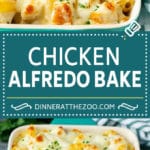 Chicken Alfredo Bake | Baked Pasta #chicken #pasta #cheese #comfortfood #dinner #ezlod
