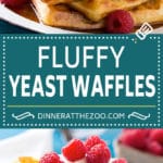 Yeast Waffles Recipe | Homemade Waffles #waffles #breakfast #brunch #ezlod