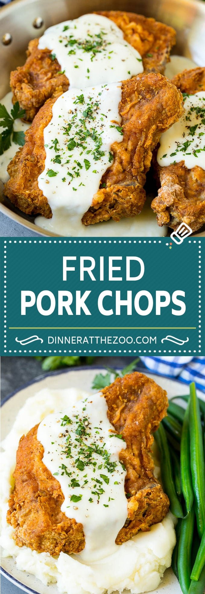 Fried Pork Chops Recipe | Pork Chop Recipe #porkchops #pork #dinner #ezlod #comfortfood