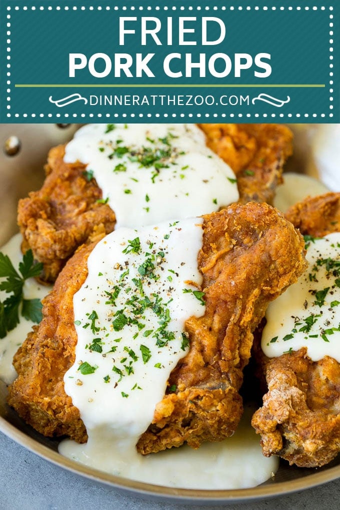 Fried Pork Chops Recipe | Pork Chop Recipe #porkchops #pork #dinner #ezlod #comfortfood
