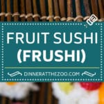 Fruit Sushi Recipe | Dessert Sushi #fruit #sushi #snack #dessert #ezlod