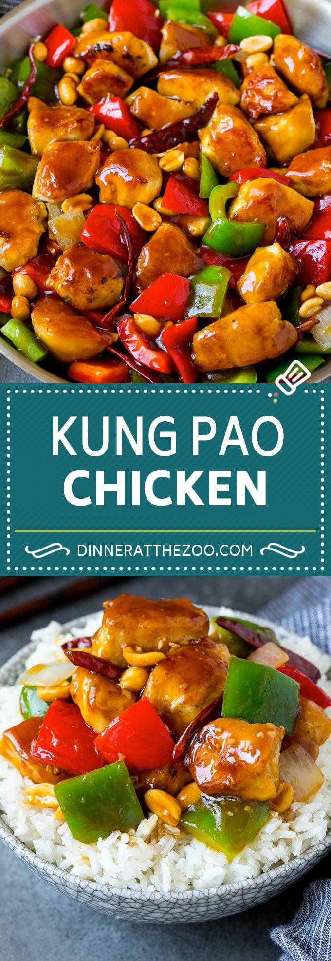 Kung Pao Chicken Recipe | Chicken Stir Fry #chicken #stirfry #chinesefood #peanuts #peppers #dinner #ezlod