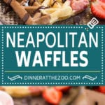 Neapolitan Waffles #waffles #breakfast #ezlod