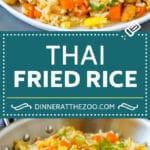 Thai Fried Rice Recipe | Chicken Fried Rice #rice #chicken #friedrice #thaifood #stirfry #dinner #ezlod