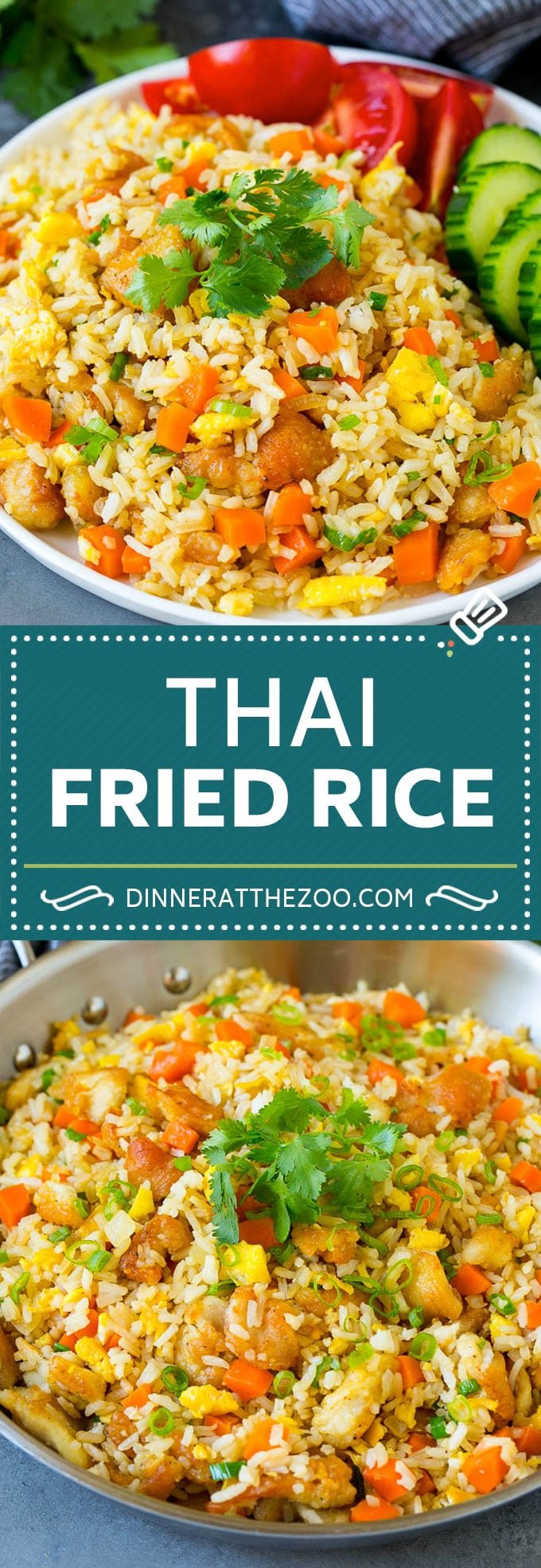 Thai Fried Rice Recipe | Chicken Fried Rice #rice #chicken #friedrice #thaifood #stirfry #dinner #ezlod
