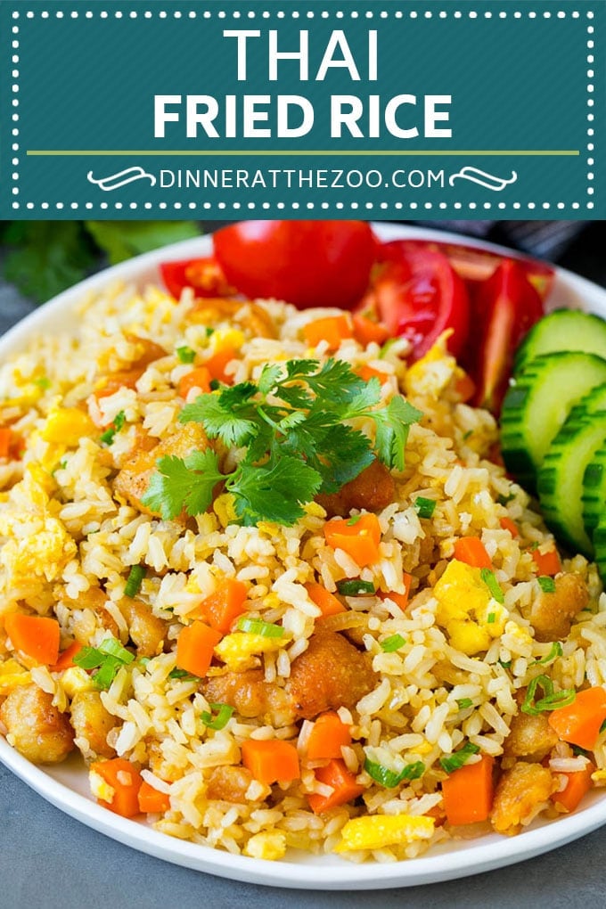 Thai Fried Rice Recipe | Chicken Fried Rice #rice #chicken #friedrice #thaifood #stirfry #dinner #ezlod