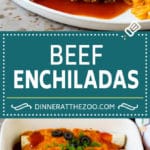 Beef Enchiladas Recipe #beef #groundbeef #mexicanfood #enchiladas #cheese #dinner #ezlod