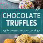Chocolate Truffles Recipe | Homemade Candy #candy #truffles #chocolate #dessert #sprinkles #ezlod