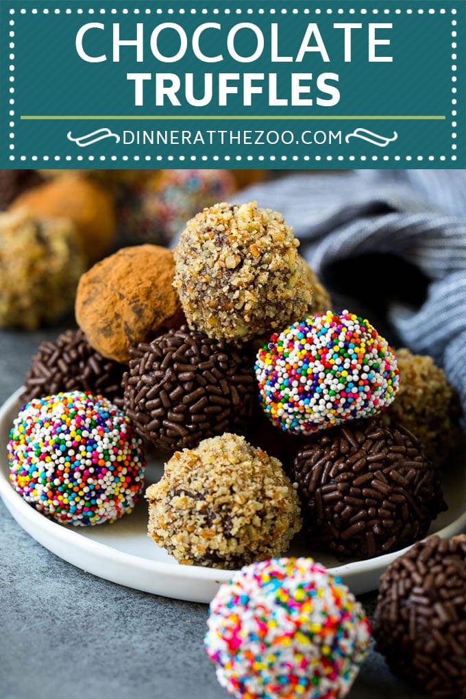 Chocolate Truffles Recipe | Homemade Candy #candy #truffles #chocolate #dessert #sprinkles #ezlod