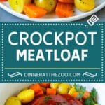 Crockpot Meatloaf Recipe | Slow Cooker Meatloaf #meatloaf #beef #slowcooker #crockpot #dinner #ezlod