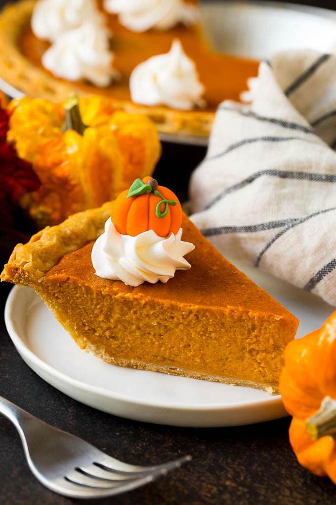 Pumpkin Puree Recipe #pumpkin #baking #fall #thanksgiving #ezlod Pumpkin puree baked into pumpkin pie.