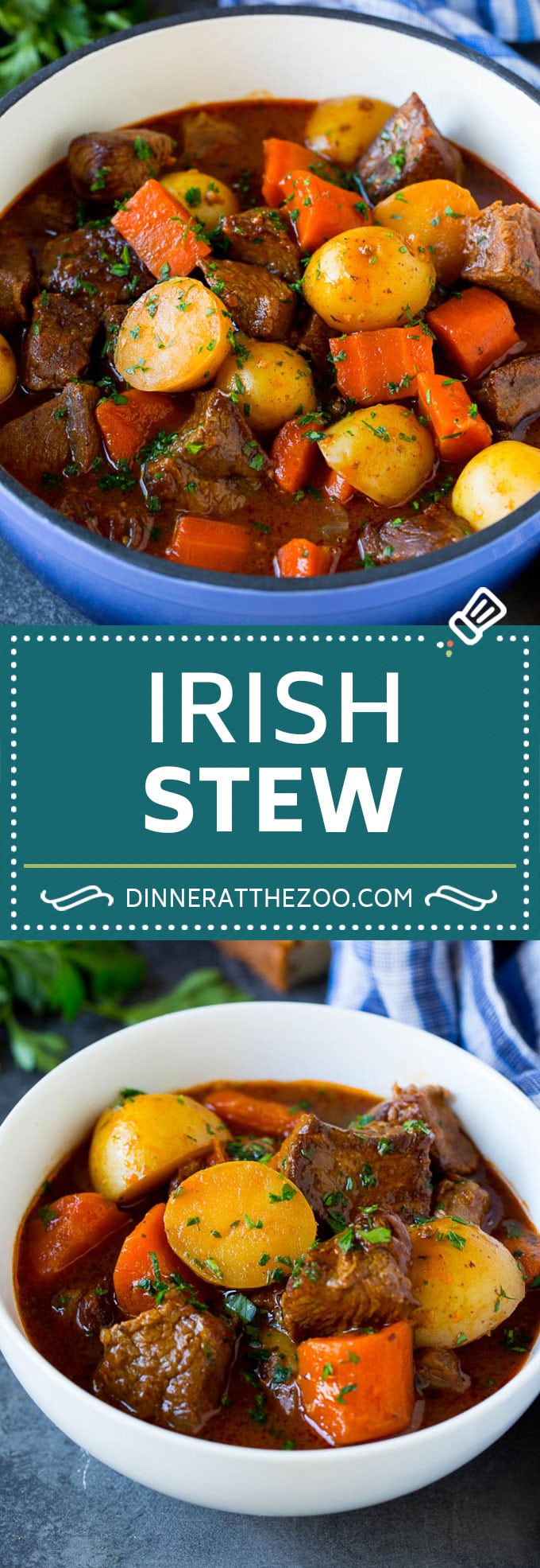 Irish Stew Recipe | Beef Stew #stew #soup #beef #carrots #potatoes #beer #stpatricksday #dinner #ezlod