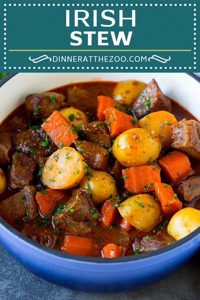 Irish Stew Recipe | Beef Stew #stew #soup #beef #carrots #potatoes #beer #stpatricksday #dinner #ezlod
