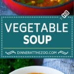 Vegetable Soup Recipe #soup #vegetable #vegetarian #vegan #dinner #healthy #ezlod #glutenfree