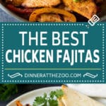 Chicken Fajitas Recipe #chicken #fajitas #peppers #dinner #ezlod #lowcarb