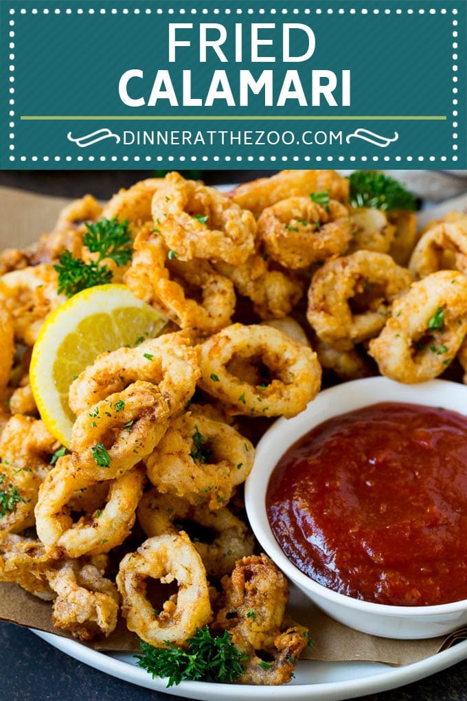 Fried Calamari Recipe #seafood #appetizer #dinner #ezlod