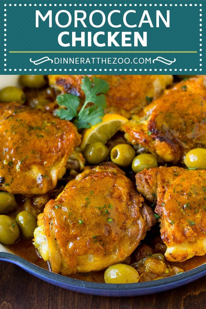 Moroccan Chicken Recipe #chicken #dinner #olives #ezlod