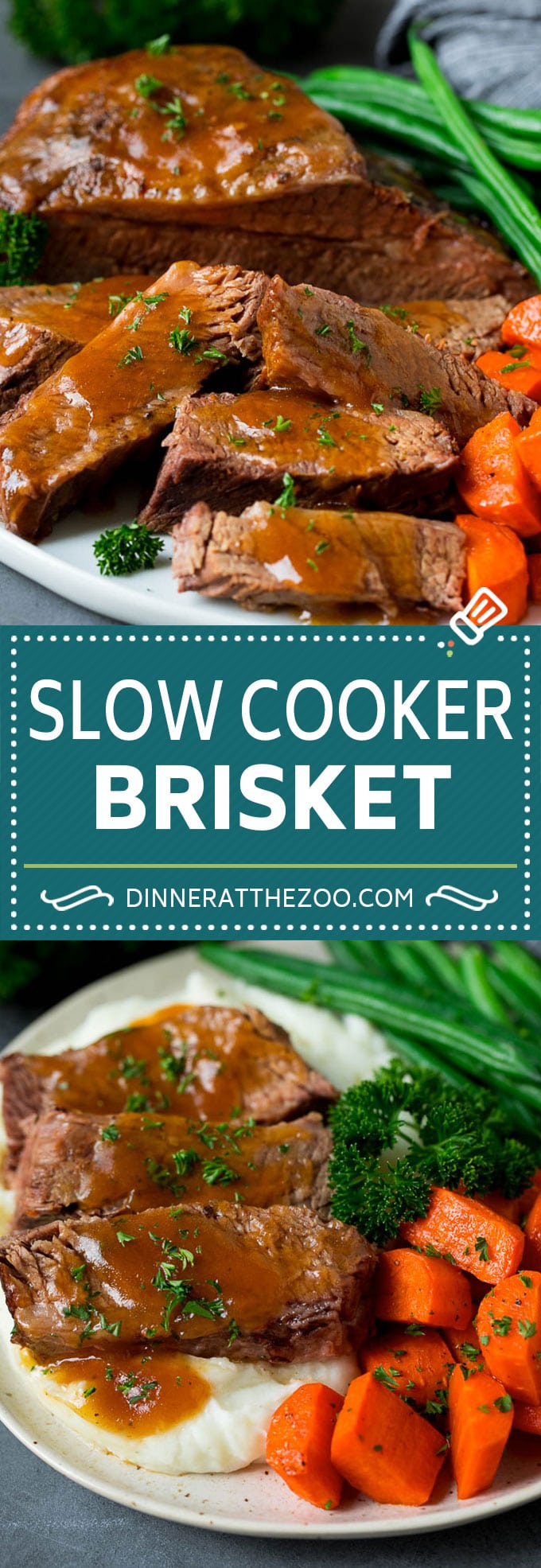Slow Cooker Brisket Recipe | Crockpot Brisket #beef #slowcooker #crockpot #dinner #ezlod