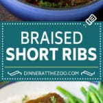 Braised Short Ribs Recipe #beef #dinner #ezlod