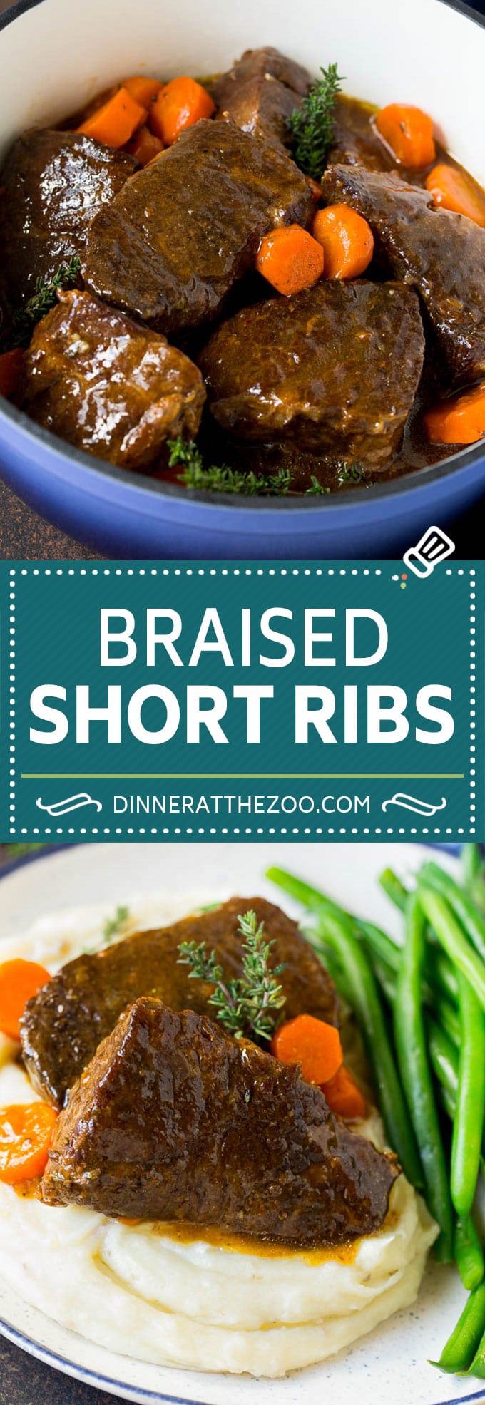 Braised Short Ribs Recipe #beef #dinner #ezlod
