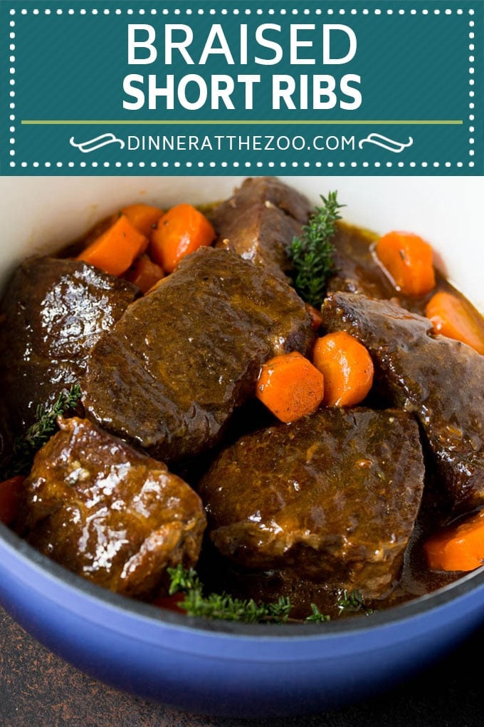 Braised Short Ribs Recipe #beef #dinner #ezlod