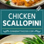 Chicken Scallopini Recipe #chicken #chickenbreast #dinner #ezlod
