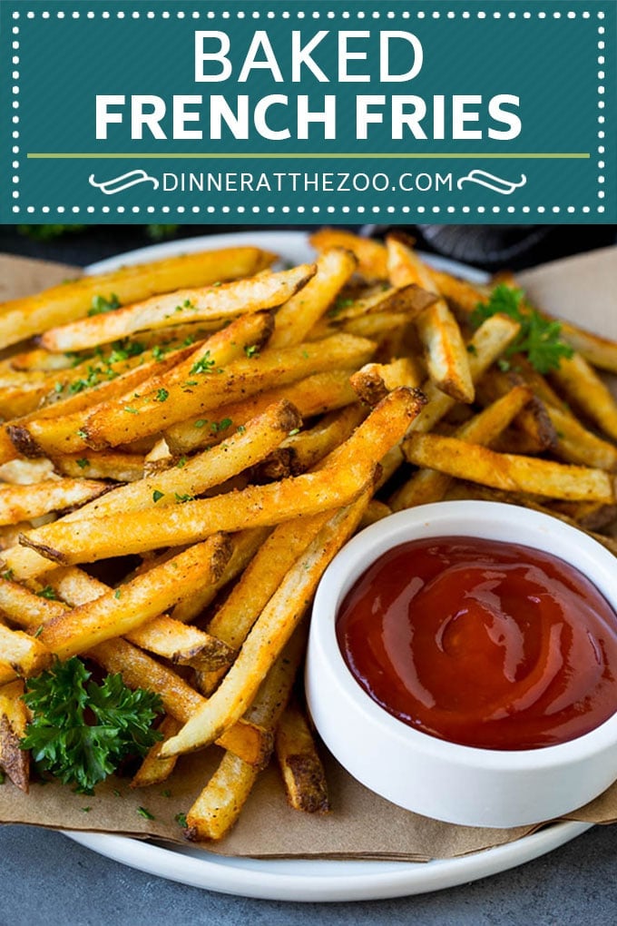 Baked French Fries Recipe #potatoes #fries #dinner #ezlod