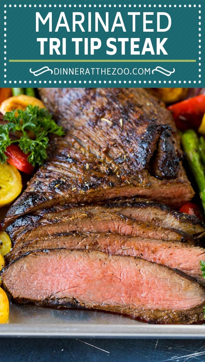 The best tri tip marinade for perfectly tender beef every time! #beef #ezlod
