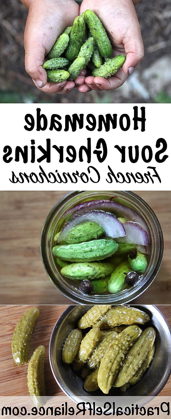 Συνταγή για Σπιτικά Ξινά Κορνισόν ~ Γαλλικά Cornichons ~ Συνταγή Κονσερβοποίησης #pickles #sourpickles #gherkins #cornichons #foodpreservation #canning #preservingfood #homesteading 
