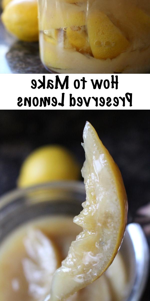 How to Make Preserved Lemons ~ Easy recipe for probiotic salt cured lemons. #lemons #recipe #realfood #probiotics #fermented #fermentedfood #homesteading #foodpreservation