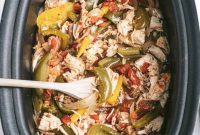 Effortless Slow Cooker Chicken Fajitas