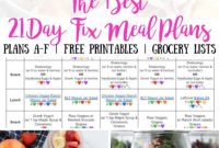 Essential 21 Day Fix Meal Plans