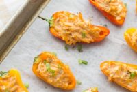 Fiery Buffalo Chicken Stuffed Peppers