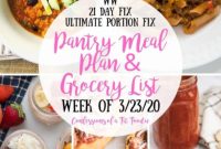 Your Weekly Meal Plan & Grocery Shopping Guide