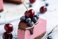 Effortless Vegan Chocolate Cherry Cheesecake