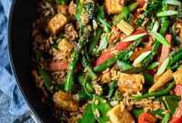 Crunchy Peanut Vegetable Fried Rice