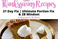 Your Healthy 21 Day Fix 2B Mindset Thanksgiving