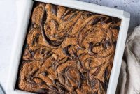 Decadent Vegan Peanut Butter Swirl Brownies