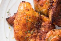 Effortless Crispy Chicken Thighs