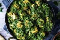 Creamy Vegan Palak Paneer